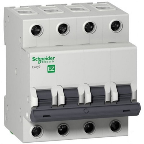 Выключатель автоматический Schneider Electric Easy9 4п 63А B 4.5кА