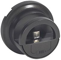 Лицевая панель Legrand Celiane для розетки-зарядки USB с подставкой для смартфона графит Legrand — купить по цене от 5&nbsp;248 ₽ | ПрофБезопасность