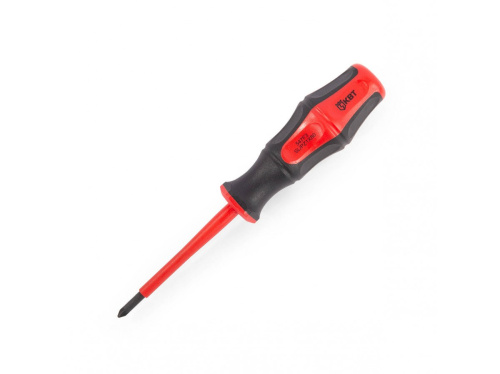 Отвертка диэлектрическая КВТ Профи PZ/FL1х80 79778