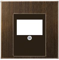 Лицевая панель Jung LS990 metal для 2-м. розетки USB/аудио античная латунь Jung — купить по цене от 8&nbsp;068 ₽ | ПрофБезопасность
