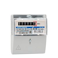 Счетчик электроэнергии 1Ф однотарифный Энергомера CE101 R5.1 145 М6 60/5 Т1 D 230В