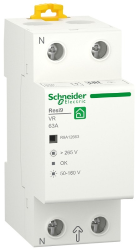 Реле напряжения однофазное Schneider Electric Resy9 1П+Н 63А 