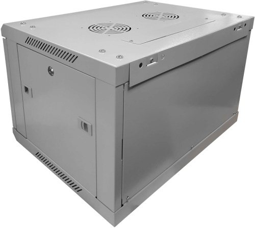 Шкаф настенный 19″ Netko WMA 18U (600х600х905) серый, разобранный фото 3