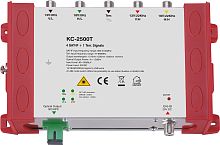 Оптический передатчик 4xSAT+TV сигналов КС-2500T  — купить по цене от 37&nbsp;700 ₽ | ПрофБезопасность