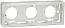 Коробка для наружнего монтажа Schneider Electric Unica New 3-м. белый