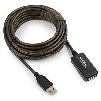Удлинитель USB Cablexpert UAE-01-5M 5м, активный, черный картинка