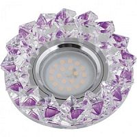 Светильник встраиваемый Fametto/Peonia DLS-P117 GU5.3 CHROME/PURPLE 60мм/50Вт Fametto — купить по цене от 301 ₽ | ПрофБезопасность