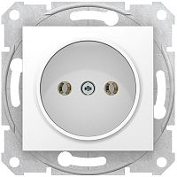 Розетка без заземления без рамки Schneider Electric Sedna 1-м. белый