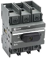 Рубильник EKF PROxima TwinBlock 3п 40А с ручкой
