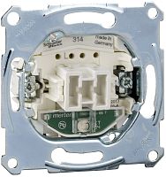 Переключатель с подсветкой без накладки без рамки Schneider Electric Merten Aquadesign 1-кл. 1 п.