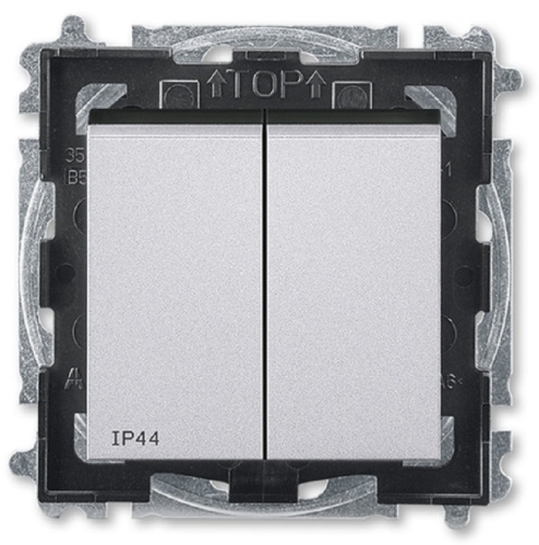 Выключатель без рамки ABB EPJ Levit 2-кл. IP44 серебро/дымчатый чёрный, ABB, купить, цена, доставка, безопасность Выключатель без рамки ABB EPJ Levit 2-кл. IP44 серебро/дымчатый чёрный ABB — купить по цене от 1 199 ₽ | ПрофБезопасность