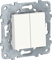 Выключатель без рамки Schneider Electric Unica New 2-кл. белый