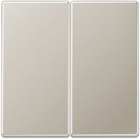 Лицевая панель Jung LS990 metal для 2-кл. выключателя сталь Jung — купить по цене от 3&nbsp;685 ₽ | ПрофБезопасность