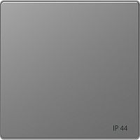 Лицевая панель Schneider Electric Merten D-Life для 1-кл. выключателя IP44 сталь 