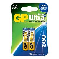 Элемент питания GP LR6 Ultra Plus Alkaline 15AUP 2CR2 2шт (упак) AA (батарейка)