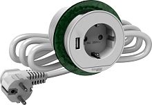 Настольный встраиваемый блок Schneider Electric Unica System+ розетка с заземлением+USB белый Schneider Electric — купить по цене от 6&nbsp;547 ₽ | ПрофБезопасность