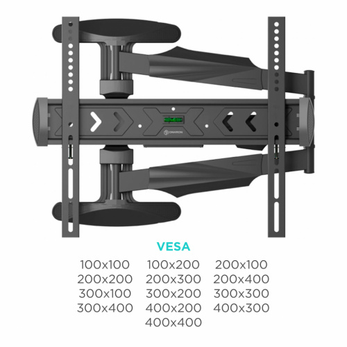 Кронштейн для ТВ Onkron NP47 40"-75" поворотный ONKRON — купить по цене от 3&nbsp;990 ₽ | ПрофБезопасность фото 5