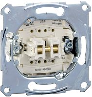 Выключатель кнопочный без накладки без рамки Schneider Electric Merten System M 2-кл. 