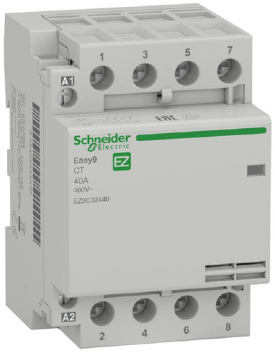 Контактор модульный Schneider Electric Easy9 3п 4НО 40А 230В АС