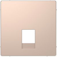 Лицевая панель Schneider Electric Merten D-Life для 1-м. розетки RJ11 шампань
