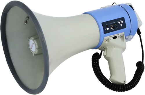 Мегафон ручной TerraSound MG-66USB синий