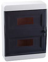 Бокс пластиковый Кэаз OptiBox ЩРН-П-24 P-BNK-2-24-IP41 (385х290х102мм) IP40 прозрачная дверца