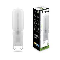 Лампа светодиодная Feron LB-431 JCD Капсула G9 220В 7Вт 540Лм 4000К 16х60мм 25756 Feron — купить по цене от 200 ₽ | ПрофБезопасность