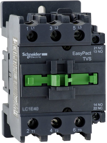 Контактор Schneider Electric TeSysE 3п 1НО+1НЗ 95А 230В тип AC3 фото 2