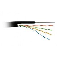 Кабель витая пара OptimLAN FTP 4x2x0,5 (24AWG) CAT5e OUTDOOR + Трос (305м)