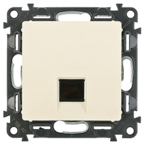 Розетка компьютерная без рамки Legrand Valena Life 1-м. RJ45 5e слоновая кость Legrand — купить по цене от 1&nbsp;750 ₽ | ПрофБезопасность фото 2