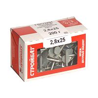 Гвозди толевые евро оцинкованные Стройбат 2,8х25 (0,2 кг) 