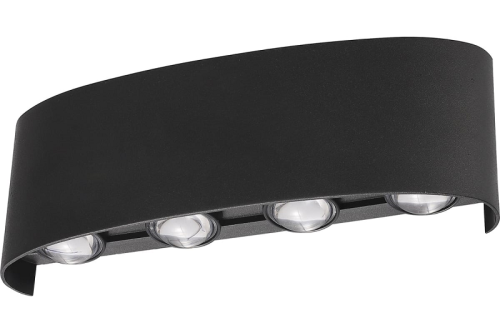 Светильник накладной Uniel ULU-P20B-8W-4000K IP65 BLACK  — купить по цене от 750 ₽ | ПрофБезопасность