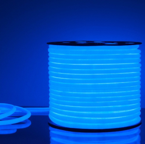 Светодиодная лента 220В Elektrostandard LS003 9,6Вт NEON (круглый) Синий IP67, Elektrostandard, купить, цена, доставка, безопасность Светодиодная лента 220В Elektrostandard LS003 9,6Вт NEON (круглый) Синий IP67 Elektrostandard — купить по цене от 580 ₽ | ПрофБезопасность