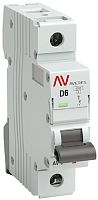 Выключатель автоматический EKF Averes AV-6 1п 6А D 6кА