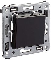Выключатель без рамки DKC Avanti 1-кл. черный квадрат картинка