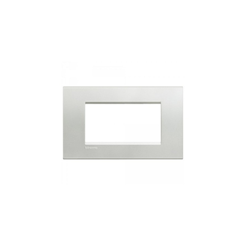Рамка прямоугольная Legrand BTicino LivingLight 2 мод Серебро  Legrand — купить по цене от 3&nbsp;600 ₽ | ПрофБезопасность фото 2
