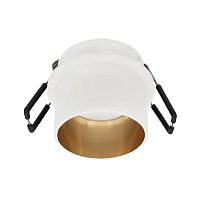 Светильник встраиваемый MaxLight CAST 90 WHITE 220В GU10 Белый/золото MaxLight — купить по цене от 615 ₽ | ПрофБезопасность