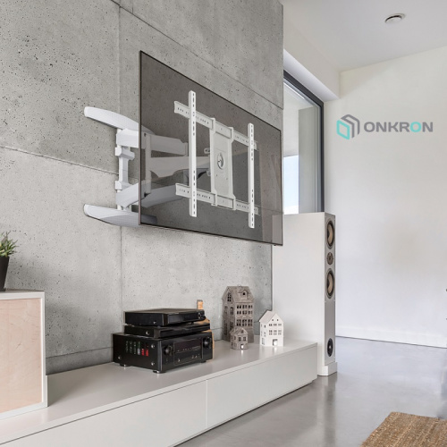 Кронштейн для ТВ Onkron M6L белый 40"-70" поворотный фото 6