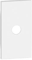 Лицевая панель Legrand BTicino Living Now для 1-м. 2 мод. розетки TV/кабельного вывода белый