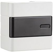 Бокс пластиковый ЭРА Trend ЩРН-П-06 6 мод. (194х164х102мм) IP40 черная дверца