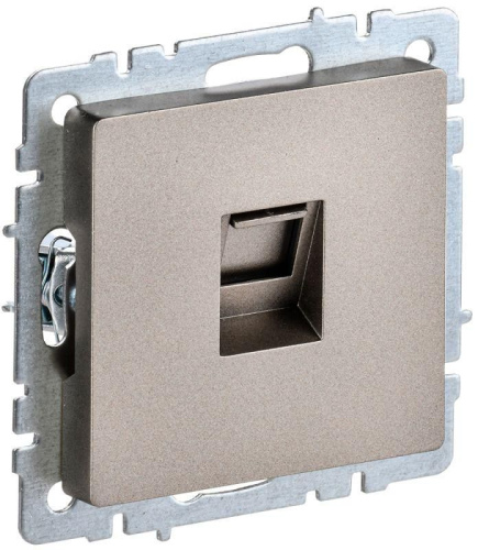 Розетка компьютерная без рамки IEK Brite РК10-БрШ 1-м. RJ45 5e шампань, IEK, купить, цена, доставка, безопасность Розетка компьютерная без рамки IEK Brite РК10-БрШ 1-м. RJ45 5e шампань IEK — купить по цене от 960 ₽ | ПрофБезопасность