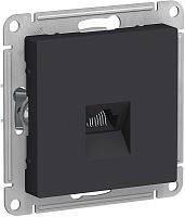 Розетка компьютерная без рамки Systeme Electric AtlasDesign 1-м. RJ45 5e карбон