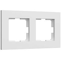 Рамка универсальная Werkel Slab 2-м. белый матовы Werkel — купить по цене от 642 ₽ | ПрофБезопасность