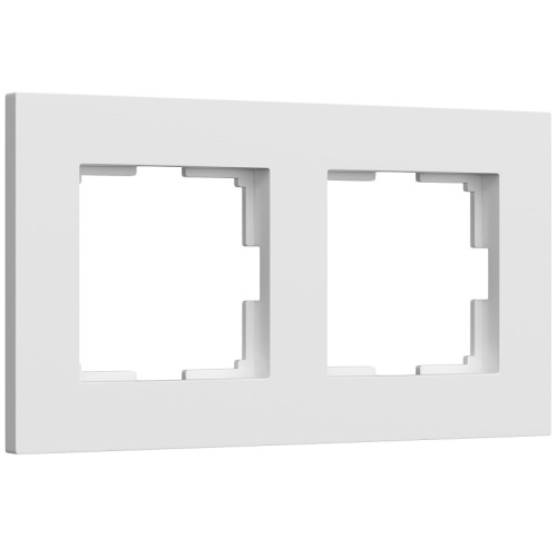 Рамка универсальная Werkel Slab 2-м. белый матовы Werkel — купить по цене от 642 ₽ | ПрофБезопасность