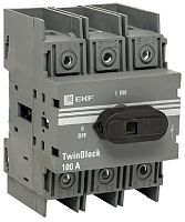 Рубильник EKF PROxima TwinBlock 3п 100А с ручкой