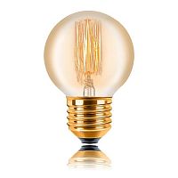 Лампа накаливания Ретро Sun Lumen Vintage G45 F2 25Вт E27 золотая Sun Lumen — купить по цене от 340 ₽ | ПрофБезопасность