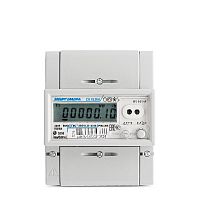 Счетчик электроэнергии 1Ф многотарифный Энергомера CE102M R5 145-A, 5-60А, кл.точ.1, ЖКИ, RS485