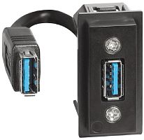 Розетка USB тип A модульная Legrand BTicino Living Now 1-м. 1 мод. 1500мА Legrand — купить по цене от 3&nbsp;450 ₽ | ПрофБезопасность