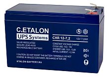 Аккумулятор C.ETALON CHR 12-7.2 ETALON — купить по цене от 1&nbsp;890 ₽ | ПрофБезопасность