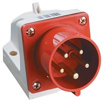Вилка кабельная накладная IEK КНР ССИ-525 32А 3Р+РЕ+N 400В IР44 красный IEK — купить по цене от 770 ₽ | ПрофБезопасность